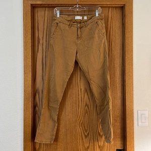 HEI by Anthropologie size 30 pants. Distressed camel tensely/cotton